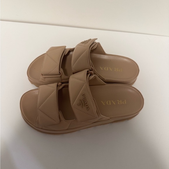 Prada Padded nappa leather slides - Picture 3 of 5